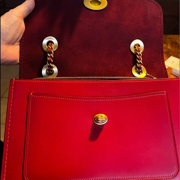 🌹  NEW WITH TAG COACH PARKER COLORBLOCK SHOULDER BAG - Picture 9 of 12